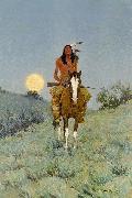 Frederic Remington The Outlier oil